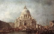 GUARDI, Francesco, The Doge at the Basilica of La Salute  gd